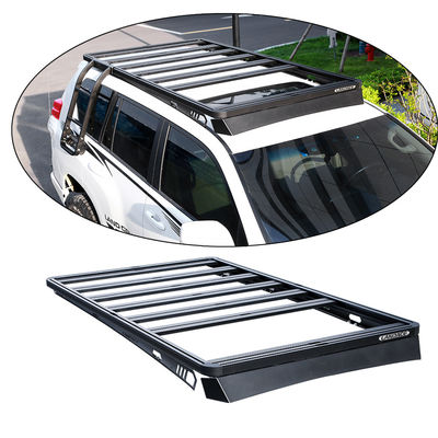 4x4 ইউনিভার্সাল কার ছাদ র্যাক ইউভি প্রতিরোধী ইউনিভার্সাল কার্গো বাস্কেট অ্যান্টি জারা