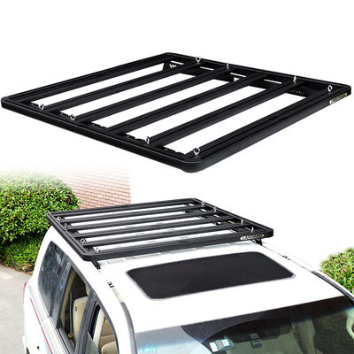 টয়োটা ল্যান্ড ক্রুজার LC200 LC150 এর জন্য OEM গৃহীত ছাদ র্যাক কালো পাউডার লেপ সহ