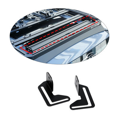 JEEP LED লাইট বার ব্র্যাকেট ছাদ ট্রে আনুষাঙ্গিক অ্যালুমিনিয়াম লাইটবার মাউন্টিং ব্র্যাকেট