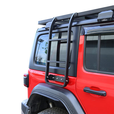 সহজ ইনস্টলেশন ডাবল সাইড লেডার JEEP Wrangler 2018-2023 JL JK এর জন্য গাড়ির ছাদ লেডার