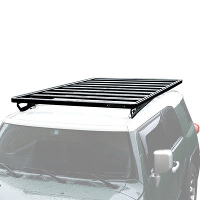 TOYOTA FJ LAND CRUISER 4*4 এক্সট্রুশন অ্যালুমিনিয়াম ছাদ র্যাক সহ ওভারল্যান্ড কার্গো প্ল্যাটফর্ম