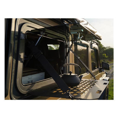 কালো ওভারল্যান্ড ক্যাম্পার G-CLASS W463 জন্য Gullwing উইন্ডো