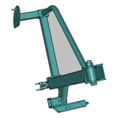 অফ-রোড কালো রিপেয়ার হুইল ক্যারিয়ার কাস্টম মেটাল ফ্যাব্রিকেশন দ্বারা ডিজাইন এবং উত্পাদিত