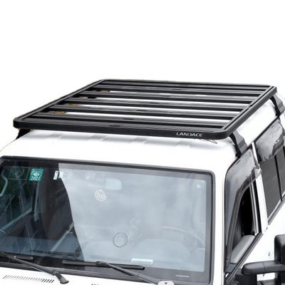 2018-2022 Jeep Wrangler JL এর জন্য অ্যালুমিনিয়াম ছাদ র্যাক 4x4 যানবাহনের বাইরের জন্য পারফেক্ট ফিট