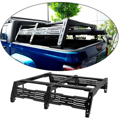 অফ রোড 4X4 অ্যালুমিনিয়াম খাদ কার্গো রোল বার নিয়মিত পিকআপ ইউনিভার্সাল ট্রাক বিছানা র্যাক