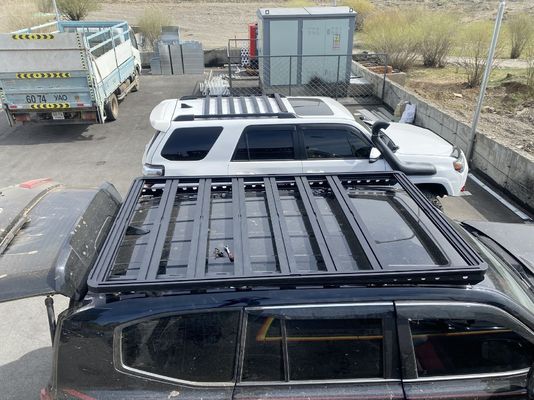 4x4 যানবাহনের বাইরের আনুষাঙ্গিক উচ্চ এবং পাউডার লেপ পৃষ্ঠ সঙ্গে অ্যালুমিনিয়াম ছাদ র্যাক