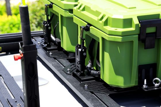 ইউনিভার্সাল ট্রাক বডি প্লাস্টিক টুল বক্স 100% জলরোধী 50L-110L ভলিউম ভারী দায়িত্ব