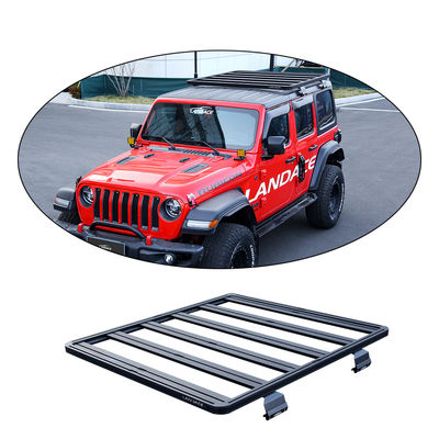 জিপ Wrangler JL JT JK 4X4 অফ রোড আনুষাঙ্গিক জন্য অ্যালুমিনিয়াম ছাদ র্যাক Anodizing
