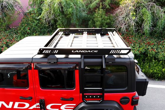 Wrangler JL কার ছাদ র্যাক বাস্কেট AL6063 SS304 কার্গো বাস্কেট