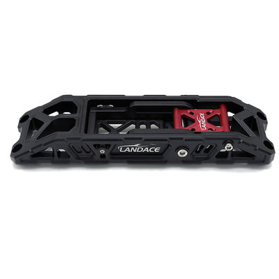 ব্ল্যাক রেড অ্যালুমিনিয়াম পা প্যাডেল জন্য Jeep Wrangler JL 4x4 অফ রোড ক্যাম্পিং আনুষাঙ্গিক