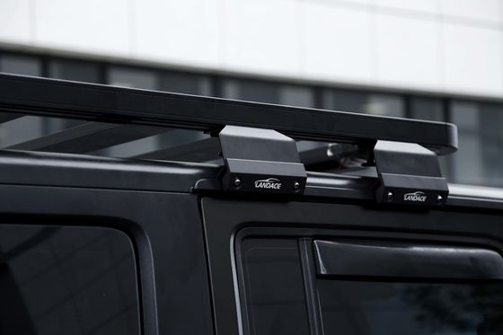 Jeep Wrangler Jk Suv Jimny Fj Cruiser 4runner Pajero High- এর জন্য ছাদ মাউন্ট অ্যালুমিনিয়াম কার্গো ক্যারিয়ার