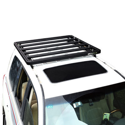 টয়োটা ল্যান্ড ক্রুজার LC200 LC150 এর জন্য OEM গৃহীত ছাদ র্যাক কালো পাউডার লেপ সহ