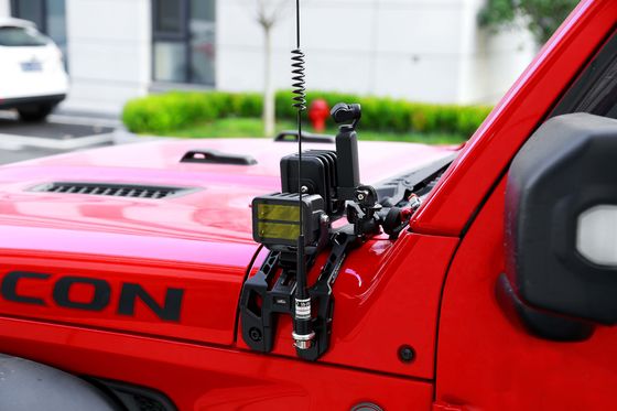 2018-2019 Wrangler JL Gladiator JT অ্যালুমিনিয়াম খাদ এ-পিলার উইন্ডশিল্ড লাইট মাউন্টস ব্র্যাকেট