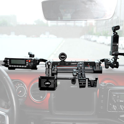 JEEP ড্যাশবোর্ড সেল ফোন হোল্ডার অ্যালুমিনিয়াম সেন্টার ড্যাশ মাউন্ট