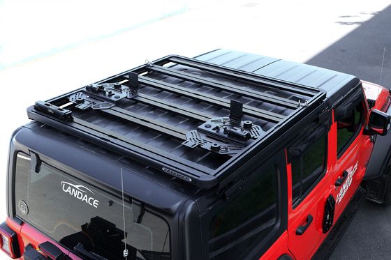 1400*1320*55MM Jeep Wrangler JL JK Toyota Land Cruiser এবং আরো জন্য কালো ছাদ Racks