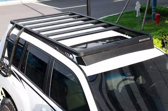1400*1320*55MM Jeep Wrangler JL JK Toyota Land Cruiser এবং আরো জন্য কালো ছাদ Racks