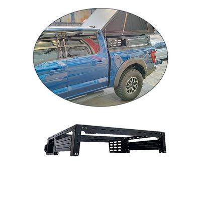 ফোর্ড F150 ট্রাঙ্ক মাউন্ট র্যাক নিয়মিত রোল বার অ্যালুমিনিয়াম খাদ ক্যারিয়ার র্যাক