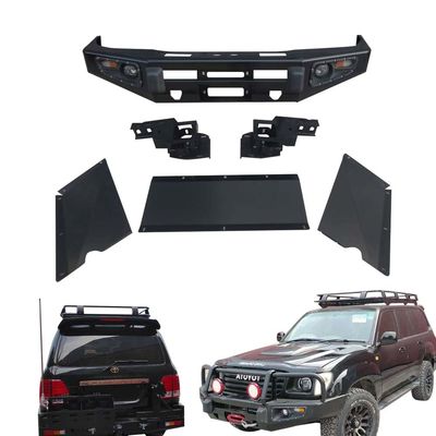 43 কেজি স্টিলের গাড়ির সামনের বাম্পার জন্য Lc100 4X4 আনুষাঙ্গিক অংশ রূপান্তর