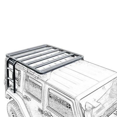 সুবিধাজনক ছাদ রাক পাউডার লেপযুক্ত Jk 201q Renegade Offroad Jeep Commander With Lights