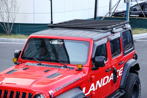 Jeep Wrangler JL 4X4 ছাদ র্যাক AL6063 SS304 উপাদান গর্ত ক্ল্যাম্প অন বোল্ট অন মাউন্ট