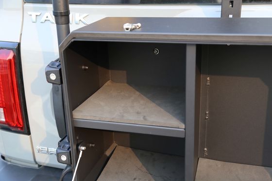 অফ-রোড নিউ ডিজাইন পাওয়ার লেপ Wrangler Tailgate বাইরের স্টোরেজ বক্স জন্য ট্যাংক 300 BJ40 জন্য Wrangler JL JK ট্যাঙ্ক 300 BJ40