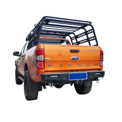 ফোর্ড রেঞ্জার 4x4 অটো আনুষাঙ্গিকগুলির জন্য পাউডার লেপযুক্ত সামনের এবং পিছনের স্টিলের পিছনের গাড়ি বাম্পার