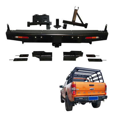 ফোর্ড রেঞ্জার 4x4 অটো আনুষাঙ্গিকগুলির জন্য পাউডার লেপযুক্ত সামনের এবং পিছনের স্টিলের পিছনের গাড়ি বাম্পার