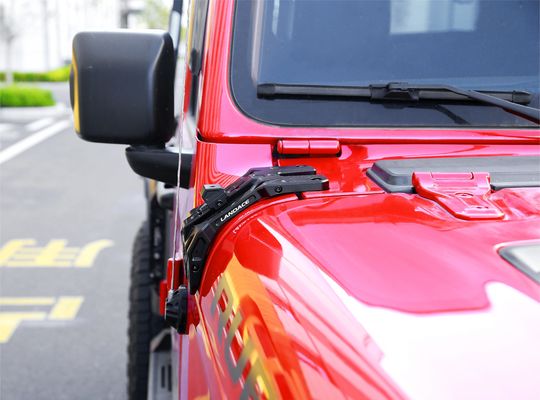 JEEP 2021- Wrangler লাইট মাউন্টিং ব্র্যাকেটস সিএনসি টেকসই অ্যালুমিনিয়াম খাদ দিয়ে মেশিনযুক্ত