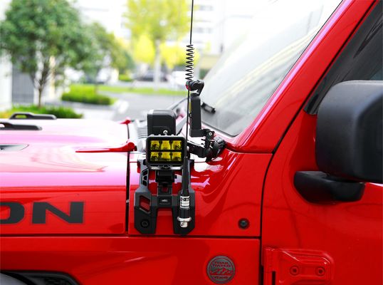 JEEP 2021- Wrangler লাইট মাউন্টিং ব্র্যাকেটস সিএনসি টেকসই অ্যালুমিনিয়াম খাদ দিয়ে মেশিনযুক্ত