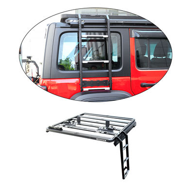 স্টার্ডি পিকআপ ইউনিভার্সাল আনুষাঙ্গিক JEEP Wrangler JK 2013-2017 এর জন্য ইস্পাত সাইড সিঁড়ি