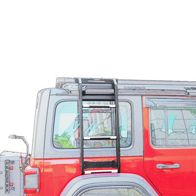 ইউনিভার্সাল আনুষাঙ্গিক ডিপ্লয়যোগ্য ছাদ Jeep WranglerJK WranglerJL জন্য গাড়ী সাইড সিঁড়ি