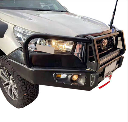 টয়োটা হিলাক্স শক্ত এবং টেকসই 4x4 অফ-রোড যানবাহন বাম্পারগুলির জন্য ইস্পাত বুল বার