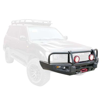 হাই-স্টিল অফ রোড 4x4 কার বডি কিট টয়োটা ল্যান্ড ক্রুজার এলসি 100 বুল বার ফ্রন্ট বাম্পারগুলির জন্য
