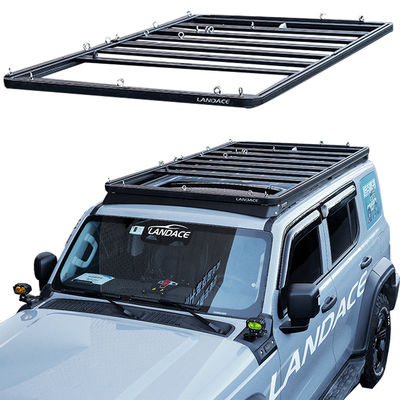 কালো 4X4 অ্যালুমিনিয়াম খাদ নিম্ন প্রোফাইল ব্যাগ ট্যাংক 300 আনুষাঙ্গিক GWM জন্য ছাদ রেল র্যাক