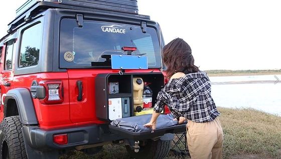 অফরোড 4x4 আনুষাঙ্গিক Wrangler JL জিপ পিছন বক্স দরজা জন্য Tailgate স্টোরেজ বক্স
