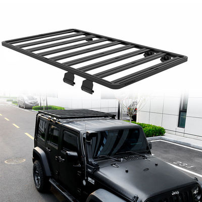 ইউনিভার্সাল কালো ছাদ র্যাক 4X4 কার জন্য ক্যাসেট অ্যালুমিনিয়াম খাদ 1500X1425 পারফরম্যান্স