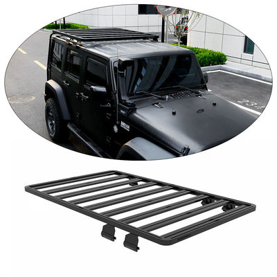 ইউনিভার্সাল কালো ছাদ র্যাক 4X4 কার জন্য ক্যাসেট অ্যালুমিনিয়াম খাদ 1500X1425 পারফরম্যান্স