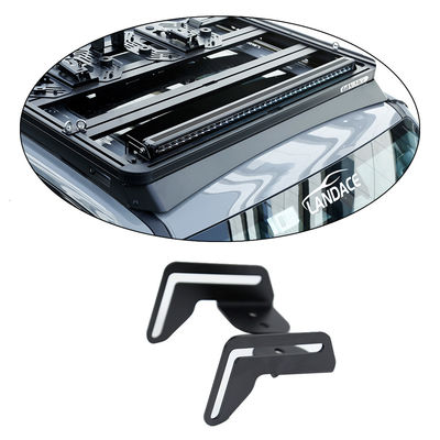 JEEP LED লাইট বার ব্র্যাকেট ছাদ ট্রে আনুষাঙ্গিক অ্যালুমিনিয়াম লাইটবার মাউন্টিং ব্র্যাকেট