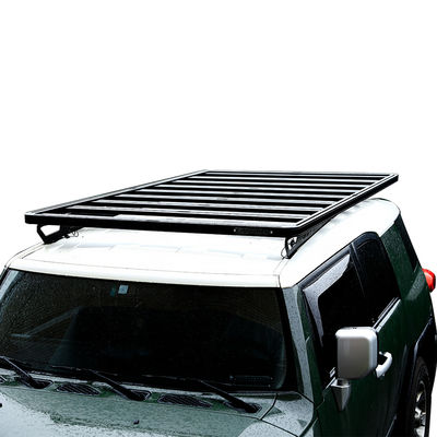 কালো AL6063 SS304 4X4 ইউনিভার্সাল এফজে ক্রুজার অ্যালুমিনিয়াম খাদ ছাদ রেল ক্যাসেট টয়োটার জন্য
