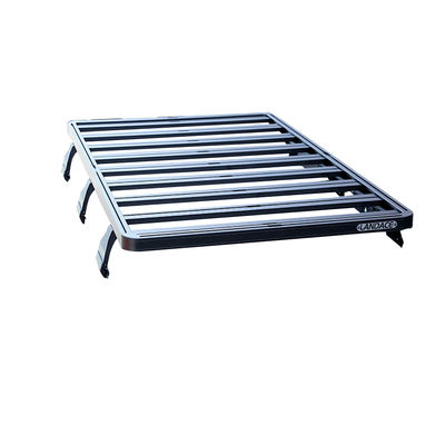 2100x1300 Y60 এর জন্য গাড়ী ছাদ র্যাক ঝামেলা মুক্ত ইনস্টল অ্যালুমিনিয়াম খাদ প্ল্যাটফর্ম র্যাক