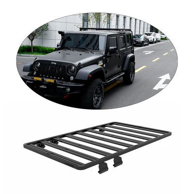 অ্যালুমিনিয়াম খাদ JEEP JK ইউনিভার্সাল কার ছাদ র্যাক 1500 * 1425 এর জন্য ছাদ র্যাক বাস্কেট