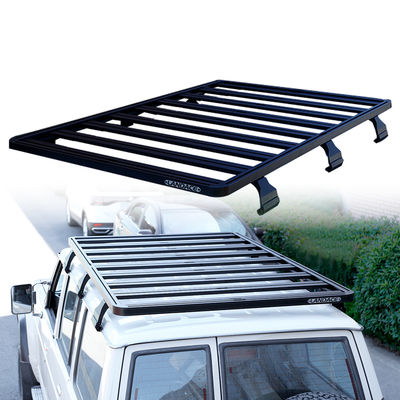 1800x1250x30 পাউডার লেপযুক্ত অ্যালুমিনিয়াম অ্যালোয় অটো ছাদ র্যাক LC200 জন্য দক্ষতা উন্নত করতে