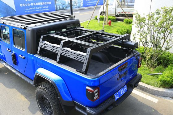 ইউনিভার্সাল 4x4 অ্যাডজাস্টেবল পিক আপ ট্রাক বেড র্যাক ফোর্ড র্যাপ্টরের জন্য সিলভার স্পোর্ট রোল বার