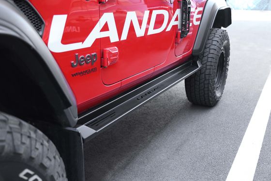 JEEP কার ফিটমেন্ট স্টেইনলেস স্টীল 304 পাউডার লেপযুক্ত 4x4 দ্রুত অ্যাক্সেসের জন্য গাড়ি স্টেপ পেডেল