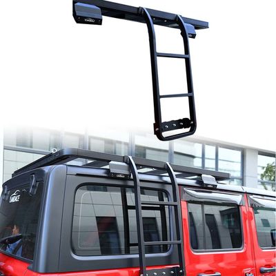 ISO9001/TS16949 সার্টিফাইড ব্ল্যাক অ্যান্ড রেড সাইড ফুট লেডার ফর 2019-2022 রুবিকন র্যাংলার জেএল