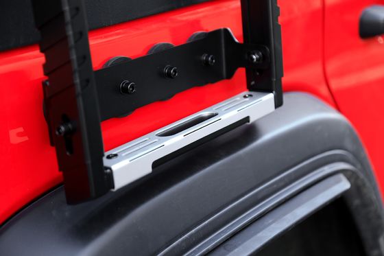 Jeep Wrangler JL JK ৩ ধাপের সিঁড়ি ছাদ র্যাক সাইড মাউন্ট এবং পাউডার লেপযুক্ত ফিনিস সহ
