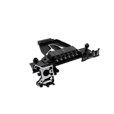 JEEP 4x4 অফ-রোড অভ্যন্তরীণ আনুষাঙ্গিকগুলির জন্য কালো অ্যালুমিনিয়াম খাদ কেন্দ্র কনসোল ব্র্যাকেট