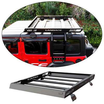 পাউডার লেপ অ্যালুমিনিয়াম ছাদ Jeep Wrangler N.W. এর জন্য ব্যাগ কার্গো ক্যারিয়ার 37.5KG