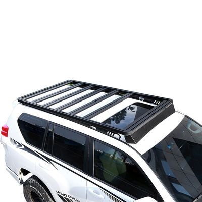 ইউনিভার্সাল ছাদ মাউন্ট 4x4 LC150 LC200 অ্যালুমিনিয়াম খাদ রৌপ্য এবং কালো জন্য ছাদ বাস্কেট