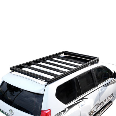 ইউনিভার্সাল ছাদ মাউন্ট 4x4 LC150 LC200 অ্যালুমিনিয়াম খাদ রৌপ্য এবং কালো জন্য ছাদ বাস্কেট